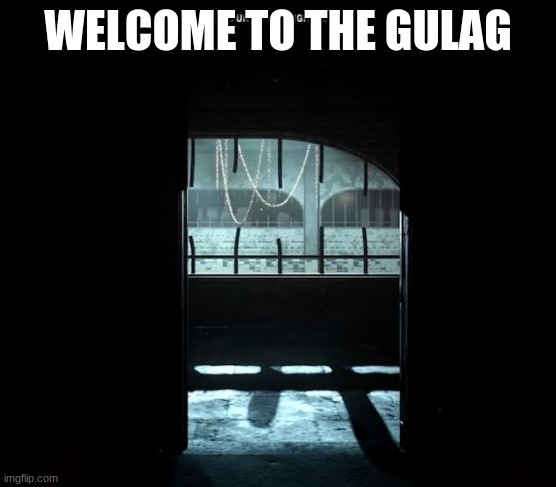 COD Gulag | WELCOME TO THE GULAG | image tagged in cod gulag | made w/ Imgflip meme maker
