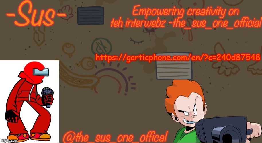 ples joni | https://garticphone.com/en/?c=240d87548 | image tagged in announcement temp sus | made w/ Imgflip meme maker