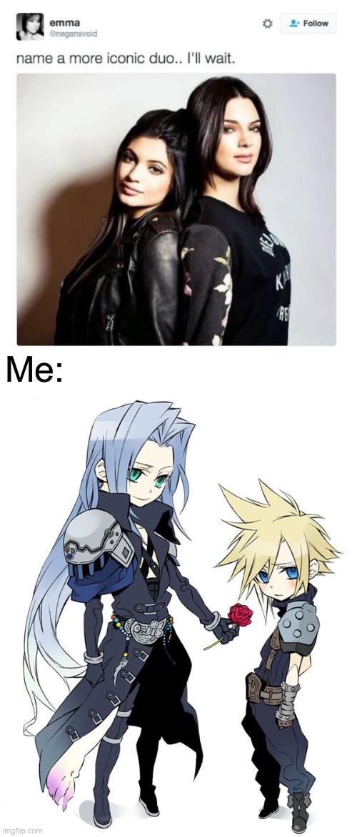 Google Images lol | Me: | image tagged in sephiroth | made w/ Imgflip meme maker