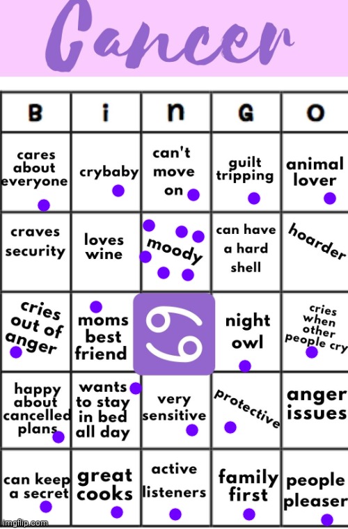 cancer bingo | image tagged in cancer bingo | made w/ Imgflip meme maker