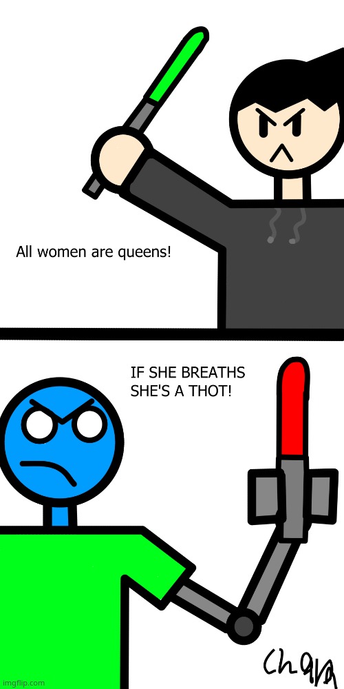 Remade an old comic of mine what do y'all think? | made w/ Imgflip meme maker