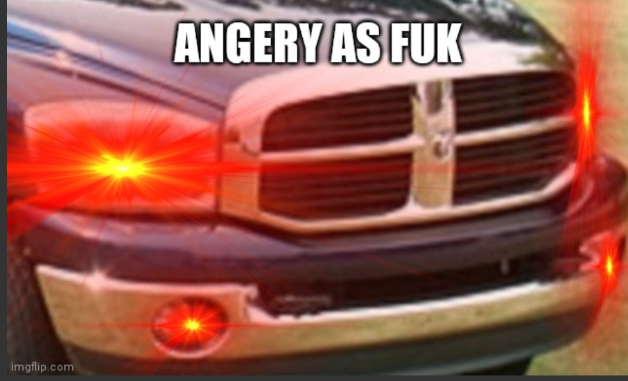 High Quality ANGERY AS FUK Blank Meme Template