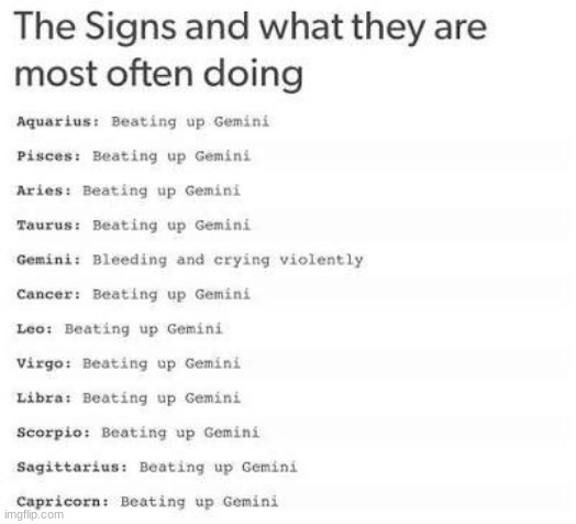 I WOULD NEVER HURT YA GEMINI ;w;- | image tagged in lmao help meh | made w/ Imgflip meme maker