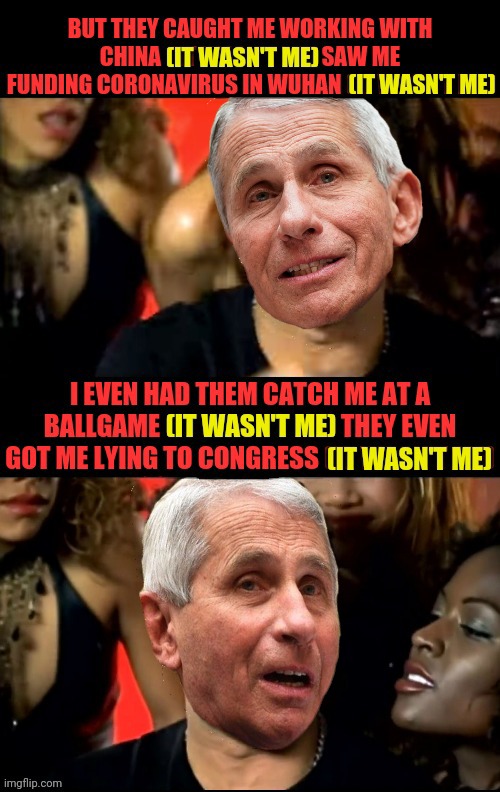 dr.fauci (it was me) | image tagged in dr fauci,traitor,coronavirus,made in china,wuhan,it wasn't me | made w/ Imgflip meme maker