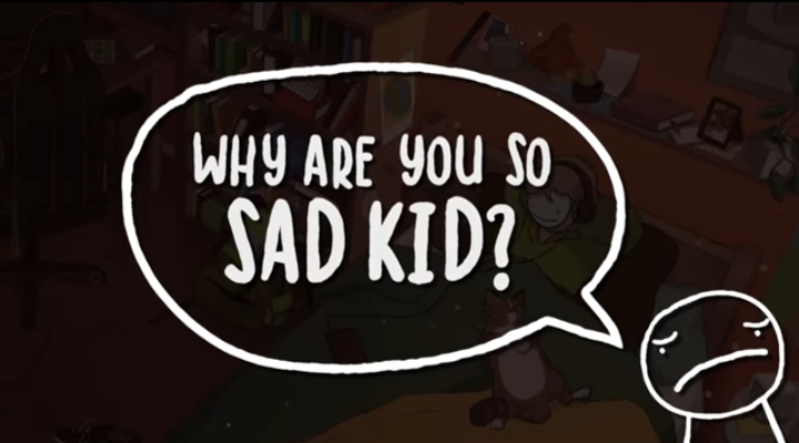 Why are you so sad kid Blank Meme Template