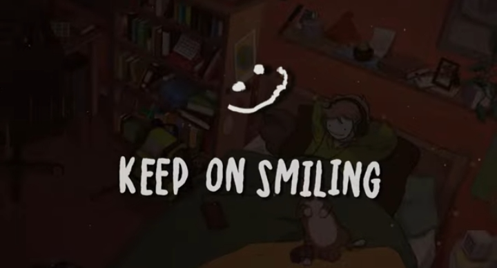 High Quality Keep on smiling :) Blank Meme Template