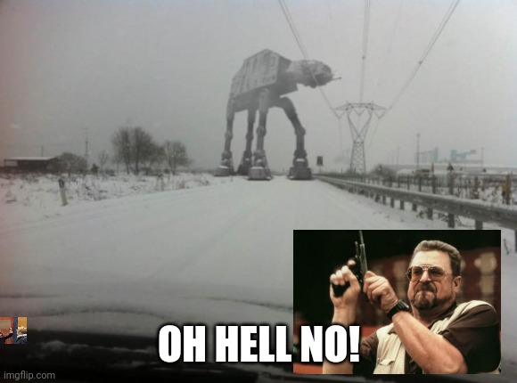 Meanwhile in Idaho | OH HELL NO! | image tagged in meanwhile in idaho | made w/ Imgflip meme maker