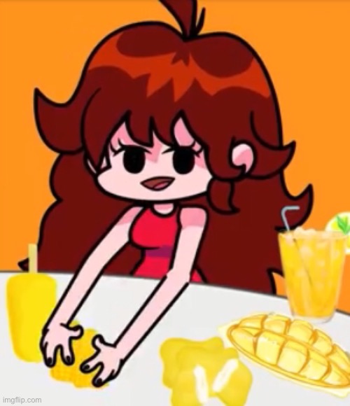 She stares into your soul while her hands ready to grab you | made w/ Imgflip meme maker