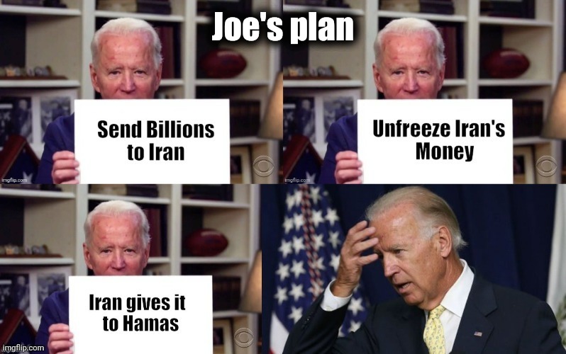Joe started it , but he didn't end it | Joe's plan | image tagged in presidential alert,dumbass,it's over anakin i have the high ground,war on terror,thank you mr helpful | made w/ Imgflip meme maker