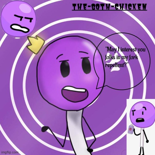 The-goth-chickens bfdi lollipop template made by gotanygrapes | image tagged in the-goth-chickens bfdi lollipop template made by gotanygrapes | made w/ Imgflip meme maker