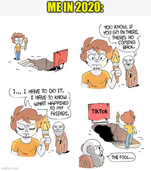 Revive my friends brains | ME IN 2020:; TikTok | made w/ Imgflip meme maker