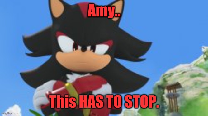 Amy.. This HAS TO STOP. | made w/ Imgflip meme maker