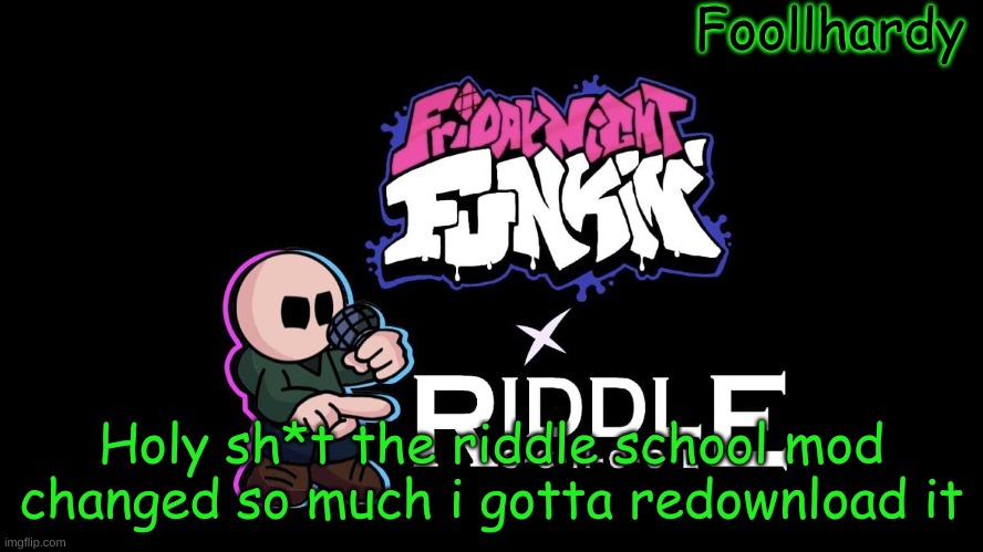 Its finally out of beta | Holy sh*t the riddle school mod changed so much i gotta redownload it | made w/ Imgflip meme maker