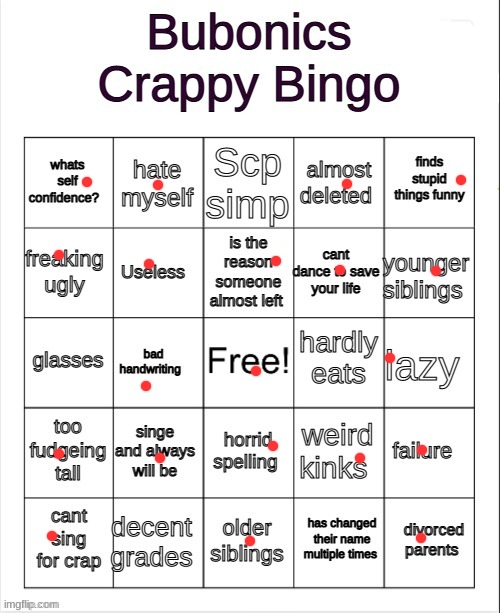 4 bingos | made w/ Imgflip meme maker