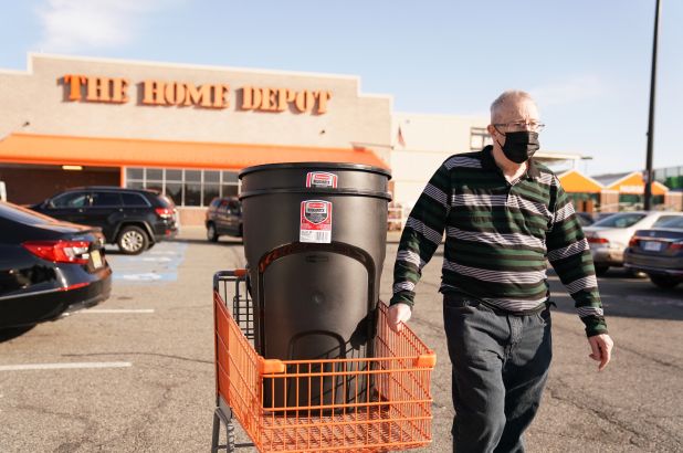 High Quality Home Depot Cart Blank Meme Template