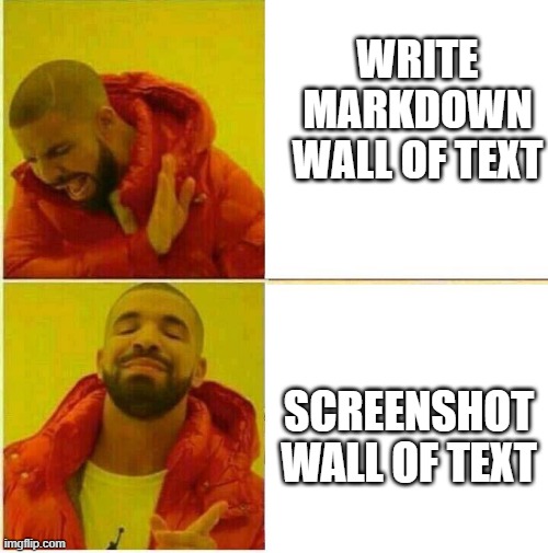 Nah yeah | WRITE MARKDOWN WALL OF TEXT; SCREENSHOT WALL OF TEXT | image tagged in nah yeah | made w/ Imgflip meme maker