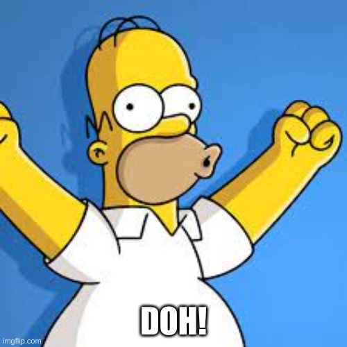 Homer Be Like | DOH! | image tagged in homer simpson | made w/ Imgflip meme maker