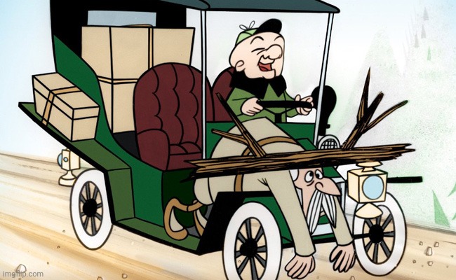 Mr Magoo Driving | image tagged in mr magoo driving | made w/ Imgflip meme maker