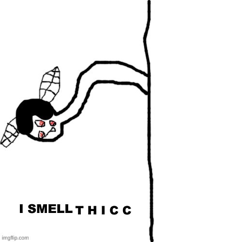 Carlos I SMELL BLANK | T H I C C | image tagged in carlos i smell blank | made w/ Imgflip meme maker