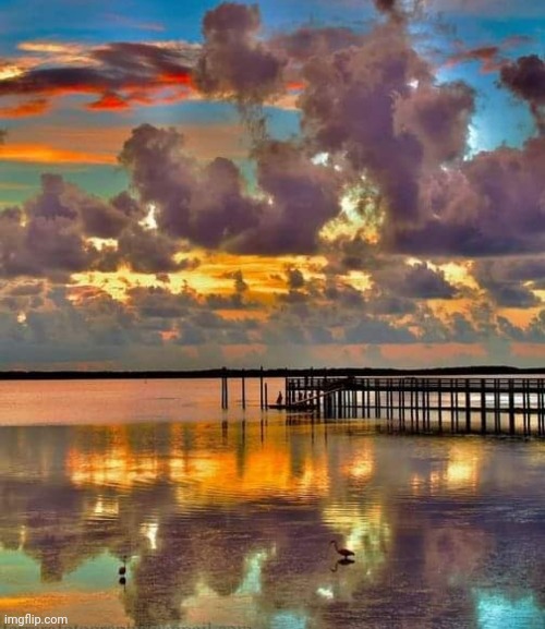 Sunset Dunedin FL.  Photo credit: Ken Ferrara | image tagged in beautiful sunset,florida,photography,awesome pic | made w/ Imgflip meme maker