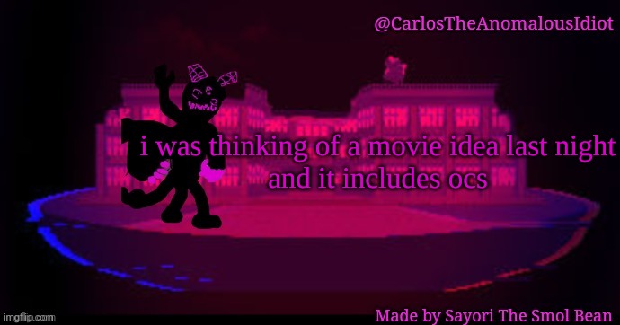 and im the monster cuz the monster dies in some horror movies | i was thinking of a movie idea last night
and it includes ocs | made w/ Imgflip meme maker