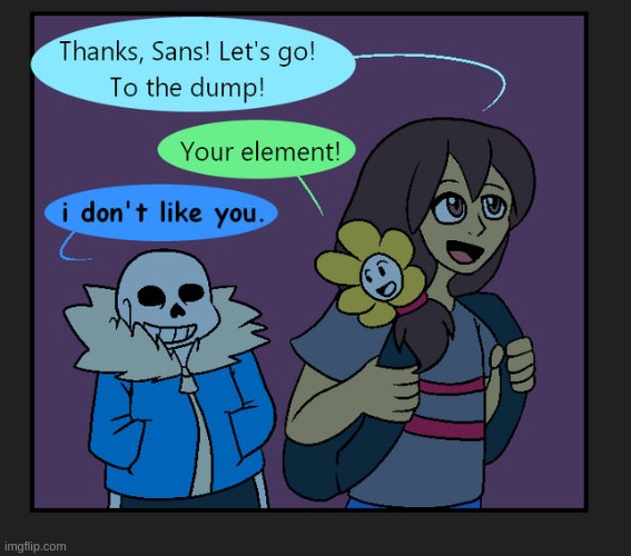 why do they always make flowey good at roasting? | made w/ Imgflip meme maker