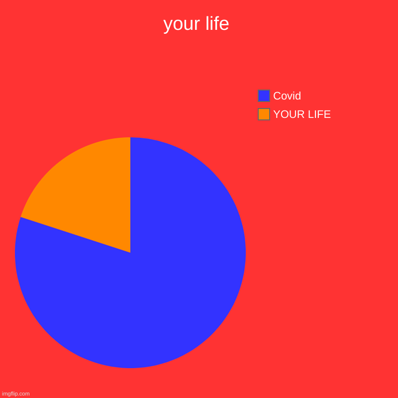 your life | YOUR LIFE, Covid | image tagged in batman slapping robin | made w/ Imgflip chart maker