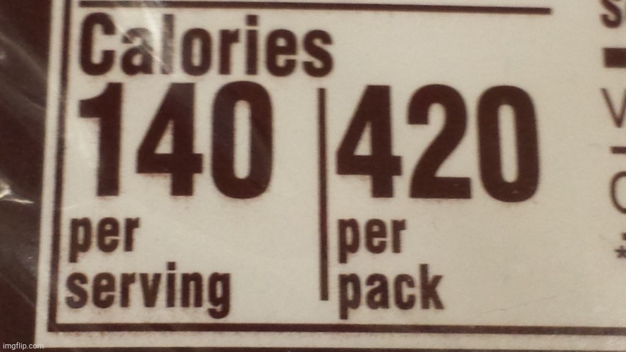 Best calorie count ever! | image tagged in 420 calories | made w/ Imgflip meme maker