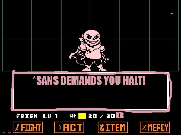 UnderSwap Sans Fight!