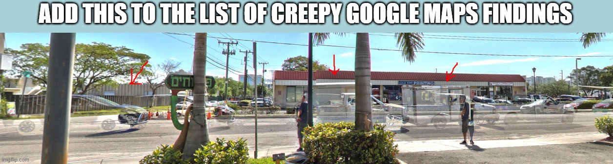 GHOST CARS!!! (I found this on Google Maps) | ADD THIS TO THE LIST OF CREEPY GOOGLE MAPS FINDINGS | image tagged in weird,google maps,paranormal,creepy | made w/ Imgflip meme maker
