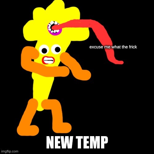 Banana Eater\Joe excuse me what the frick | NEW TEMP | image tagged in banana eater joe excuse me what the frick | made w/ Imgflip meme maker
