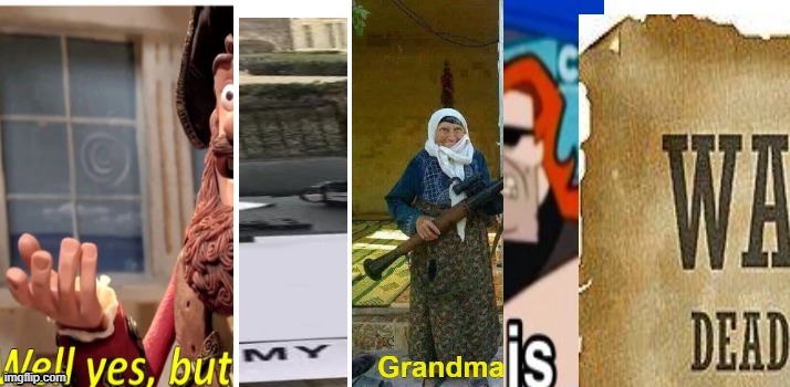 yes | image tagged in template granmma | made w/ Imgflip meme maker