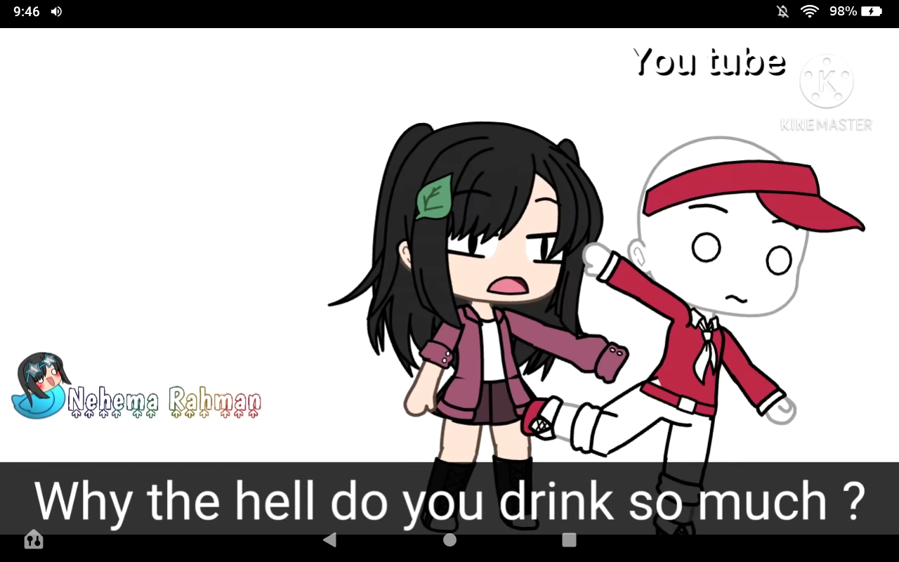 High Quality YouTube why do you drink so much Blank Meme Template