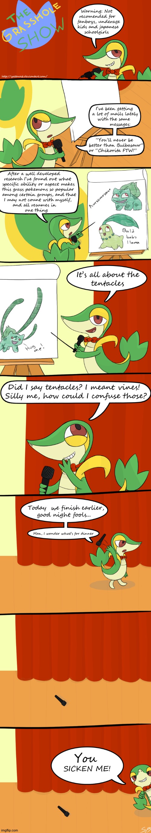 Some random Pokemon comic I found | image tagged in memes,funny,snivy,comics/cartoons | made w/ Imgflip meme maker