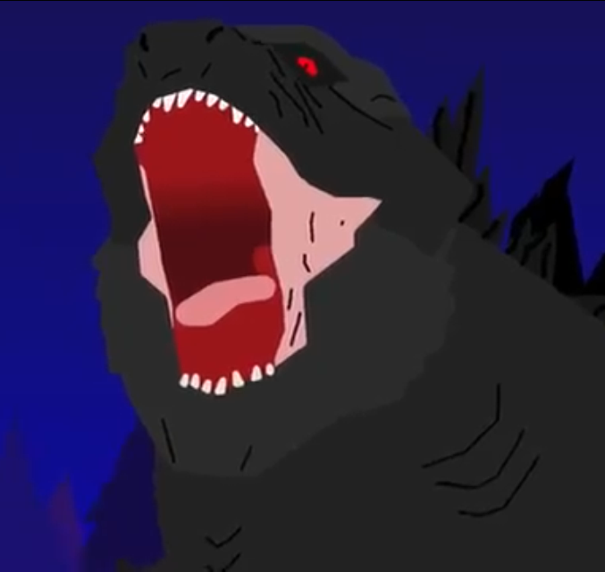 Godzilla REEEE Blank Meme Template