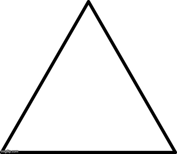 triangle | image tagged in triangle | made w/ Imgflip meme maker