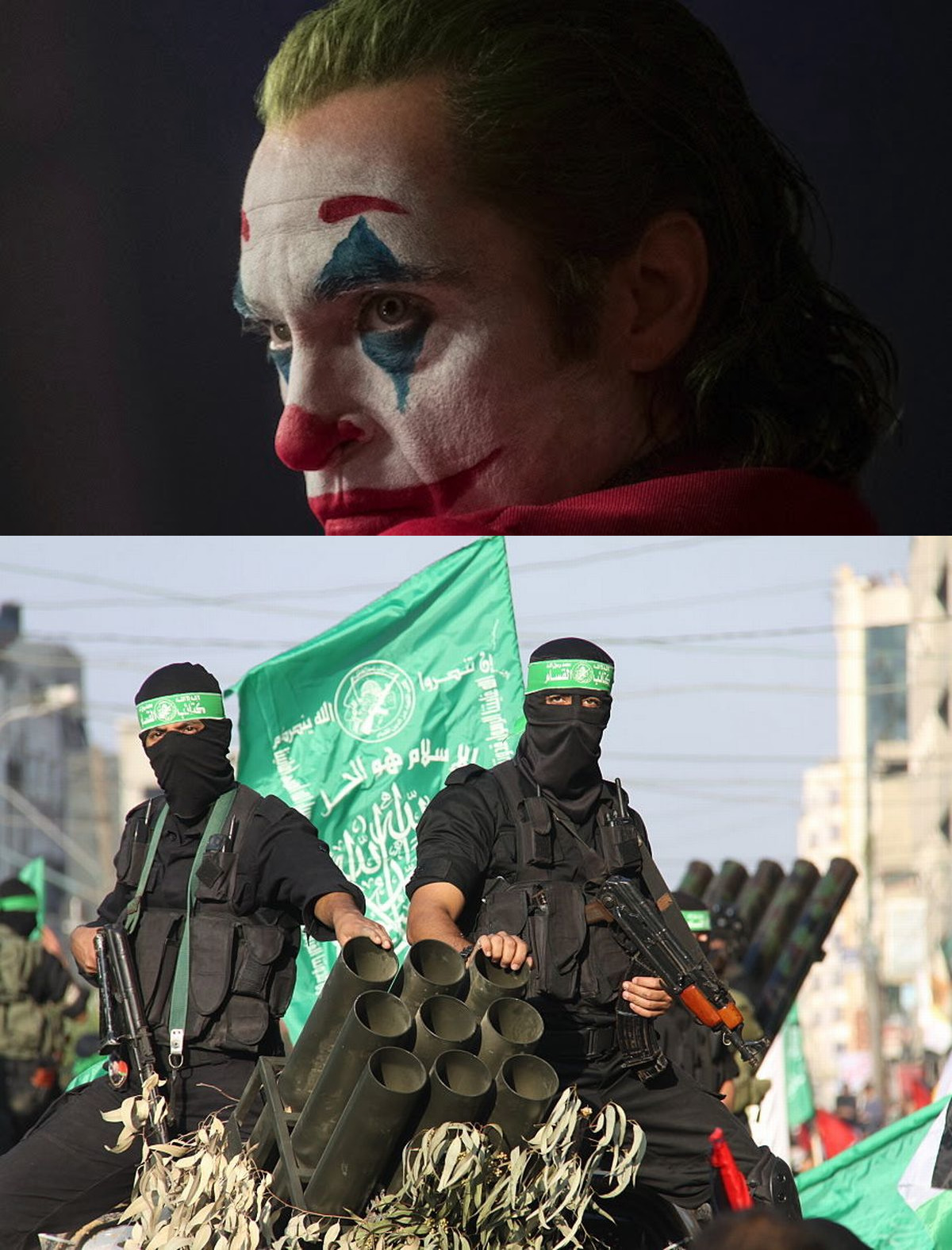 Gaza Joker Blank Meme Template