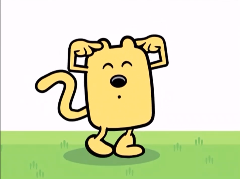 Wubbzy Spins Around Blank Meme Template