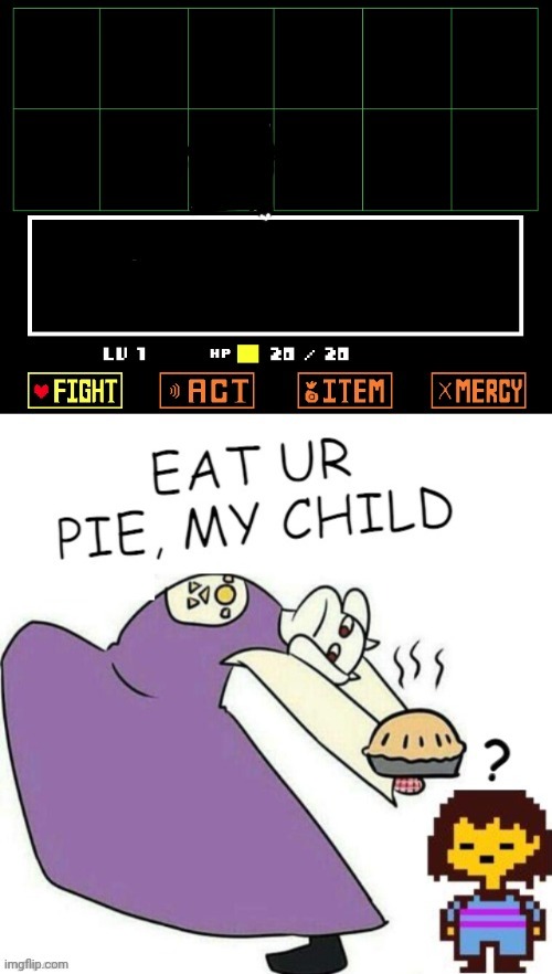 Toriel Makes Pies | image tagged in toriel makes pies | made w/ Imgflip meme maker