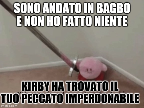 Kirby Italiano Blank Meme Template