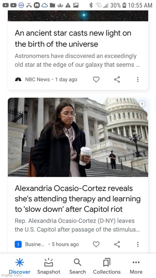 Ancient Star AOC Slows Down To Birth The Universe | image tagged in aoc therapy birth of the universe news duo,aoc,star,slow,light | made w/ Imgflip meme maker