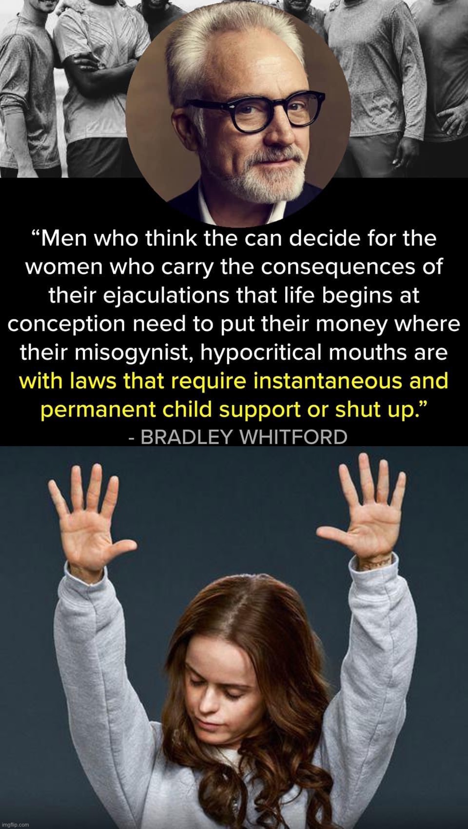 Preach. | image tagged in pro-life hypocrites,praise the lord | made w/ Imgflip meme maker