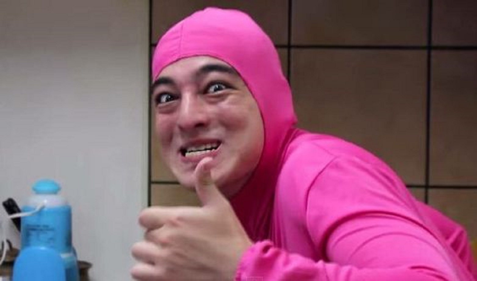 High Quality pink guy Blank Meme Template