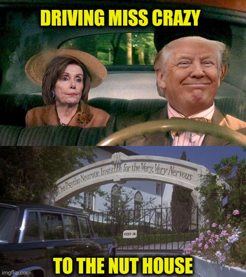 DRIVING MISS CRAZY TO THE NUT HOUSE | made w/ Imgflip meme maker