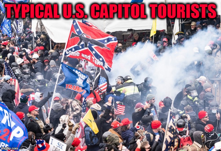 Typical U.S. Capitol Tourists | TYPICAL U.S. CAPITOL TOURISTS | image tagged in capitol tourists,insurrection,donald trump is proud,maga,scumbag republicans | made w/ Imgflip meme maker