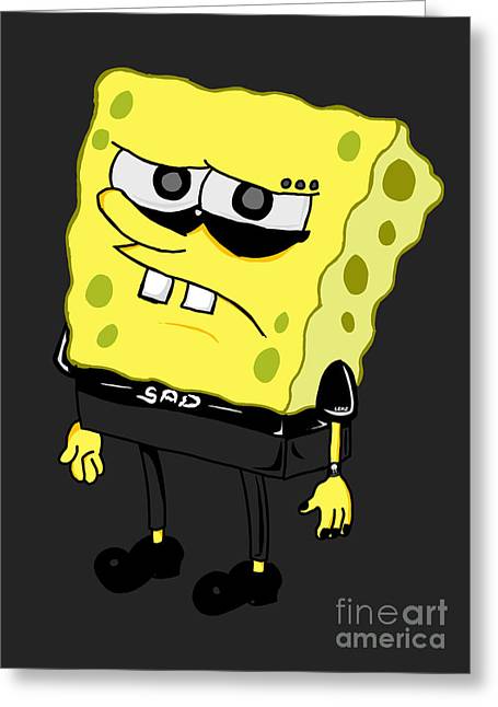 SpongeBob Squarepants emo Blank Meme Template