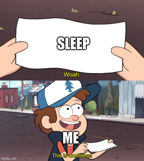 This is Useless | SLEEP; ME | image tagged in this is useless | made w/ Imgflip meme maker