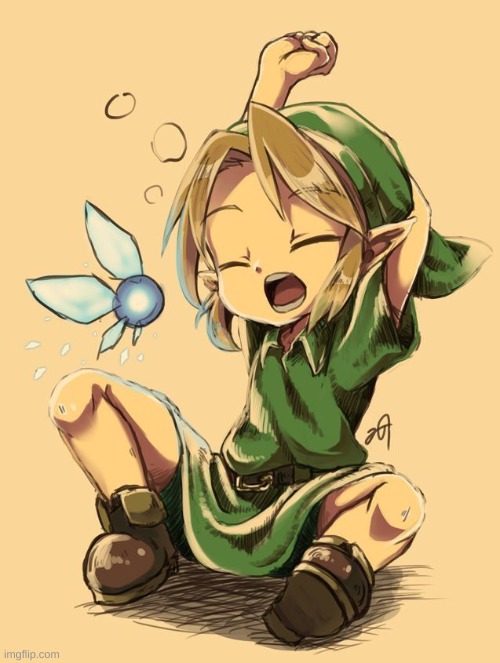 Navi just waking up link | made w/ Imgflip meme maker