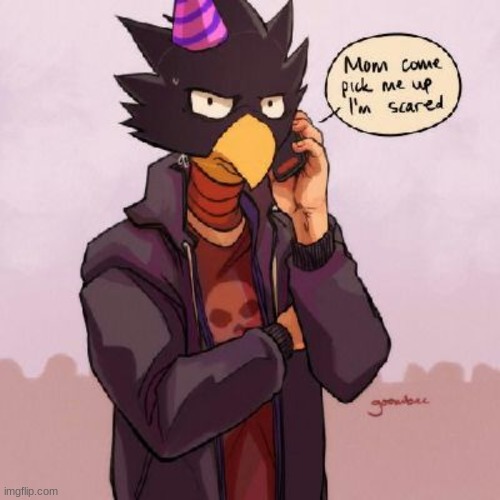 mom come pick me up i'm scared tokoyami - Imgflip