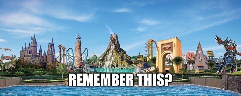 This is the theme park I go for Christmas vacation | REMEMBER THIS? | made w/ Imgflip meme maker